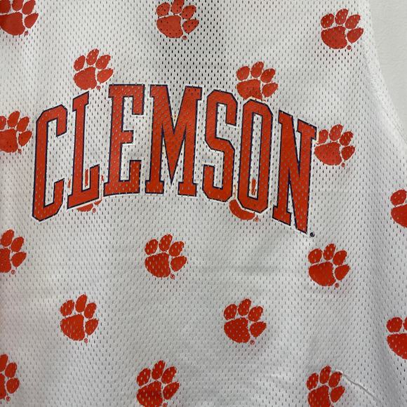 Rivalry Threads NWT Women's M White Pinnie Clemson University Sleeveless Tank - Picture 2 of 6